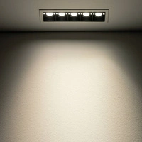 Oprawa sufitowa wpuszczana MINI LED WHITE 14,6cm 10W neutralna 4000K | biały 10043