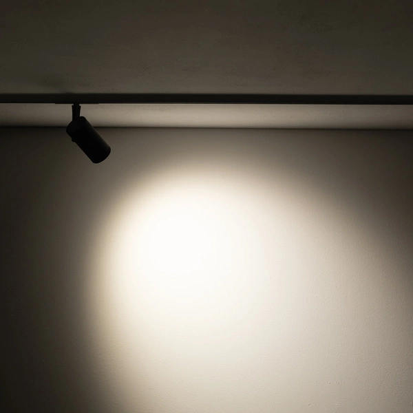 SPOT ZOOM LED 15W 3000K 500lm szer.5.7cm wys.16cm do szynoprzewodów NANO-LVM | Czarny 11716