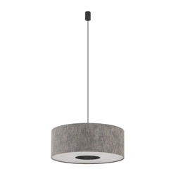 Lampa wisząca LAGO M E27 wys.130cm szer.50cm | Szary 11674