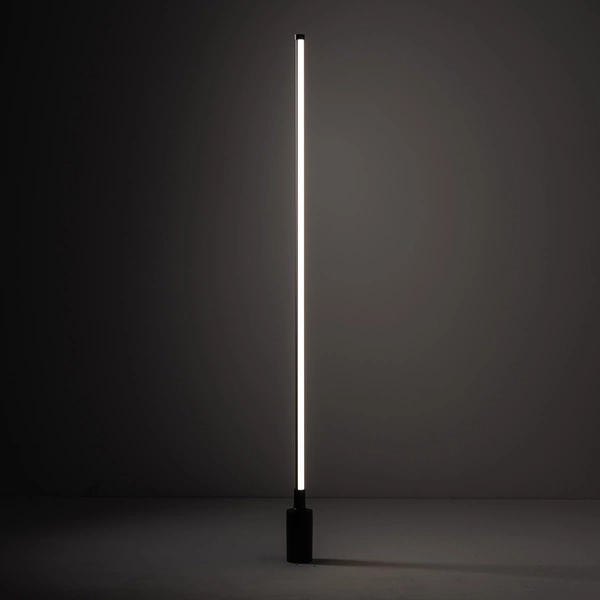 Zewnętrzna Lampa stojąca ZURI LED 12W 3000K 850lm wys.100cm IP54 | Czarny 11547