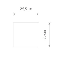 Abażur system lamp PETIT tkanina | niebieski złoty 8344