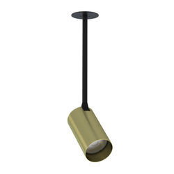 Lampa punktowa podtynkowa MONO SURFACE LONG S 29cm GU10 | mosiężny