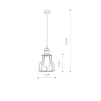 Vintage WORKSHOP I B zwis 150cm 6336