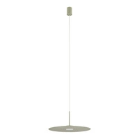Lampa wisząca SIMONE SAGE GREEN wys.140cm szer.40cm GX53 IP20 | Sage green