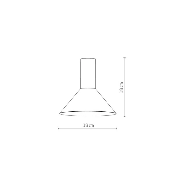 Klosz do systemu CAMELEON GU10 10W HERMANOS A | czarny 8034