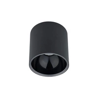 Lampa sufitowa plafon HALO LED | czarna 8196