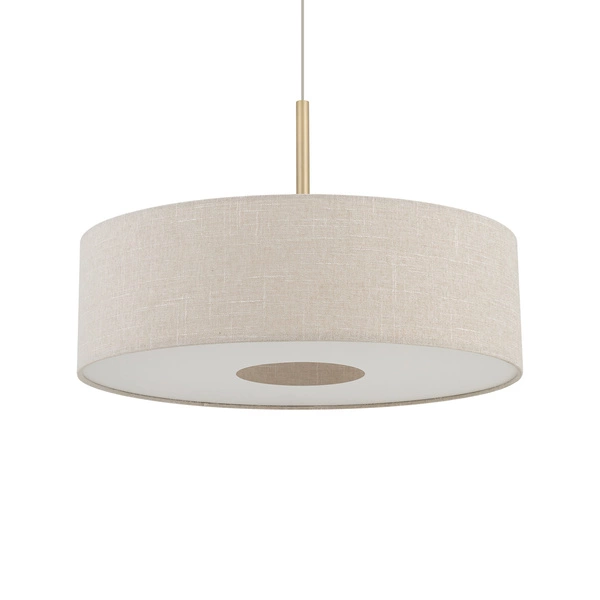 Lampa wisząca SANTANA M E27 wys.130cm szer.65cm | Kremowy 11653