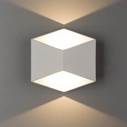 Kinkiet TRIANGLES LED zewnętrzny IP54 3000K łazienka | biały 8143