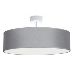 Lampa wisząca plafon VIOLET GRAY wys. 28cm | szary