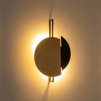 Kinkiet LED SUNSET NATURAL C szer. 50cm 2xGX53 | jasne drewno/czarny 10578