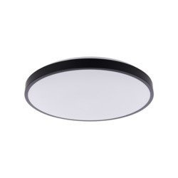 Plafon AGNES ROUND LED 22W IP44  śr. 38,5cm neutral 4000K | czarny