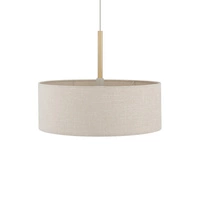 Lampa wisząca SANTANA M E27 wys.130cm szer.50cm | Kremowy 11652