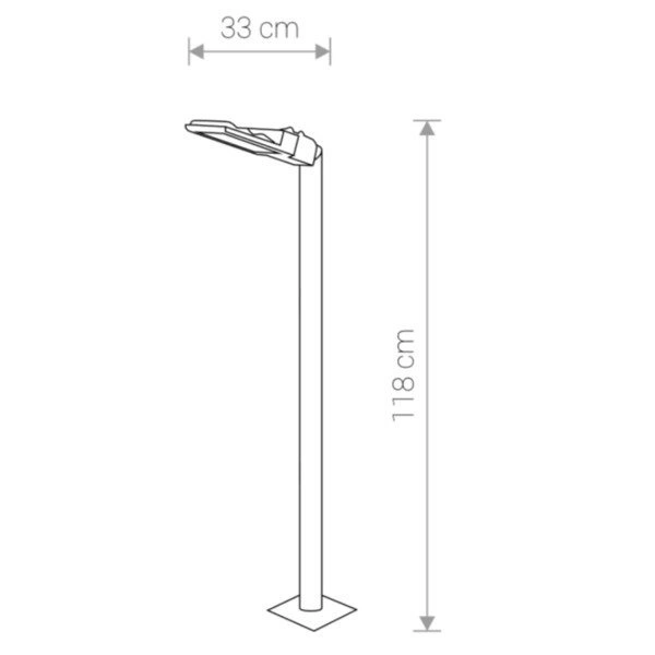 Lampa stojąca PATHWAY LED wysokość 118cm 9420