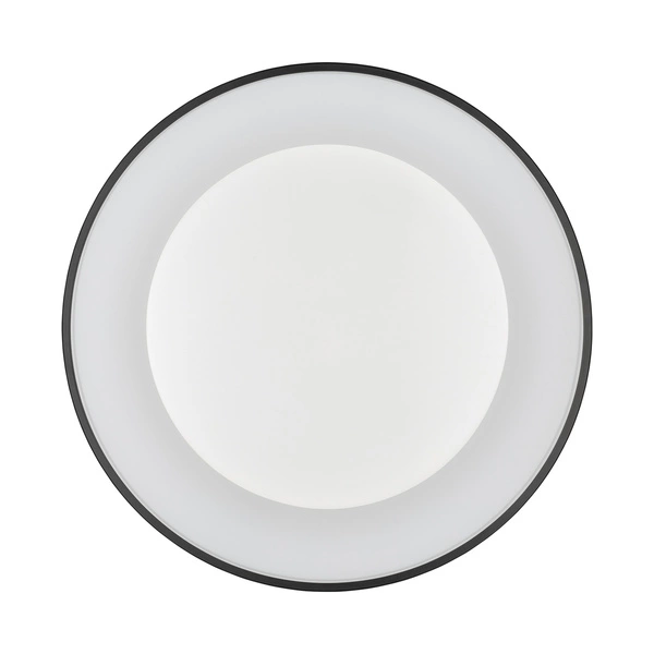 Plafon NIKKI ROUND LED śr. 60cm 60W barwa ciepła 3000K | czarny 11208