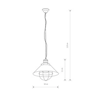 Lampa wisząca loft GARRET S 6443