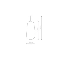 Klosz CAMELEON PEAR L BLACK | czarny 10328