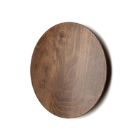 Kinkiet RING TIMBER LED L śr. 35cm 13W barwa biała ciepła 3000K | ciemne drewno 11291