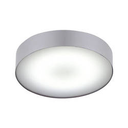 Plafon ARENA SILVER LED 40cm 18W barwa neutralna 4000K | srebrny