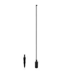 Zewnętrzna Lampa stojąca ZURI LED 12W 3000K 850lm wys.100cm IP54 | Czarny 11547