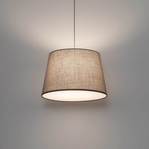Lampa wisząca TUTOIA E27 wys.135cm szer.46cm | Beż-Silk gray 11682