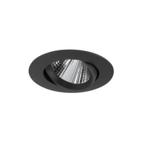 Lampa podtynkowa EGINA LED szer. 11cm 10W barwa ciepła 3000K | czarny 10553