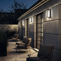 Kinket elewacyjny SYMMETRY LED I wys. 25cm 7W barwa ciepła 3000K | grafitowy 8176