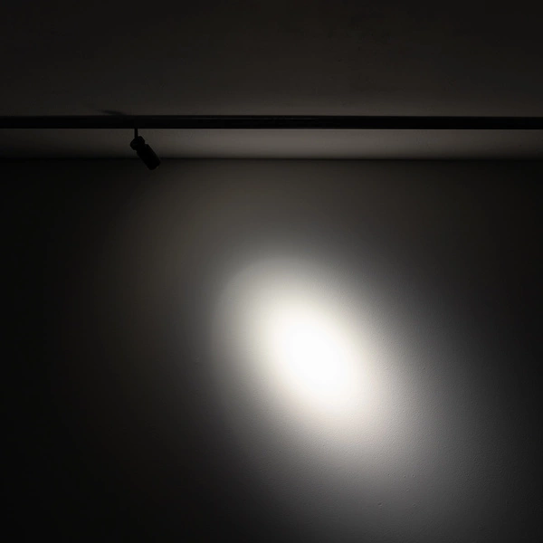 SPOT ZOOM LED 5W 3000K 290lm szer.5.7cm wys.8.1cm do szynoprzewodów NANO-LVM | Czarny 11714