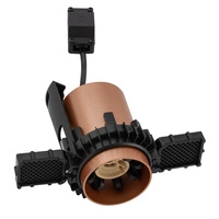 Lampa punktowa podtynkowa MONO SLIDE TRIMLESS szer. 5,5cm GU10 | miedziany 10807