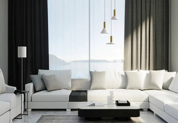 Abażur system lamp PETIT aksamit | biały 8343