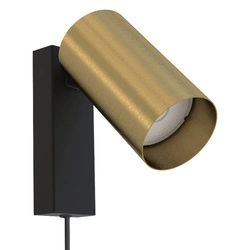 Reflektor MONO KINKIET z przewodem wys. 19,5cm GU10 | mosiężny 7781