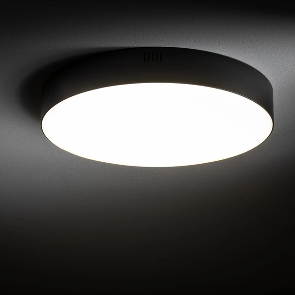 Plafon LID ROUND LED 30cm 50W barwa neutralna 4000K | czarny 10418