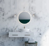 Kinkiet nowoczesny do łazienki ICE BALL G9 25W szer. 12cm | mosiądz 8126