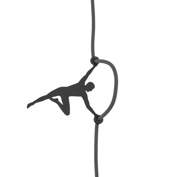 Lampa wisząca LAGO L E27 wys.130cm szer.65cm | Szary 11675