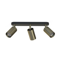 Listwa sufitowa kinkiet EYE SPOT BRASS  III mosiądz szer. 33cm 8818