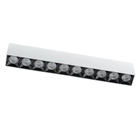 Liniowa oprawa natynkowa MIDI LED 38,5cm 40W ciepła 3000K | biały 10050