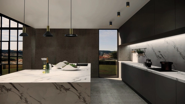 Lampa wisząca HERMANOS B szer. 20cm GU10 | czarny/mosiężny 8100