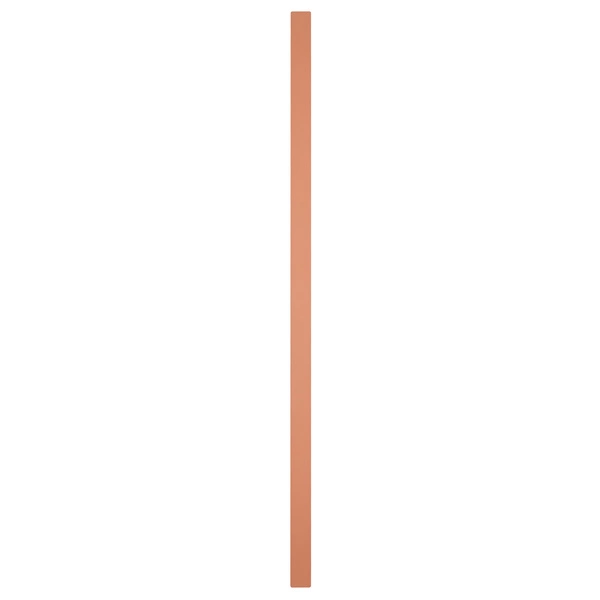 Zewnętrzny kinkiet DEMI LED L 24W 3000K 1500lm wys.144cm szer.5.2cm IP54 | Brick red 11561