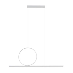 Lampa wisząca LINEO LED 39W 3000K 2100lm wys.140cm dług.115cm | Biały 11885