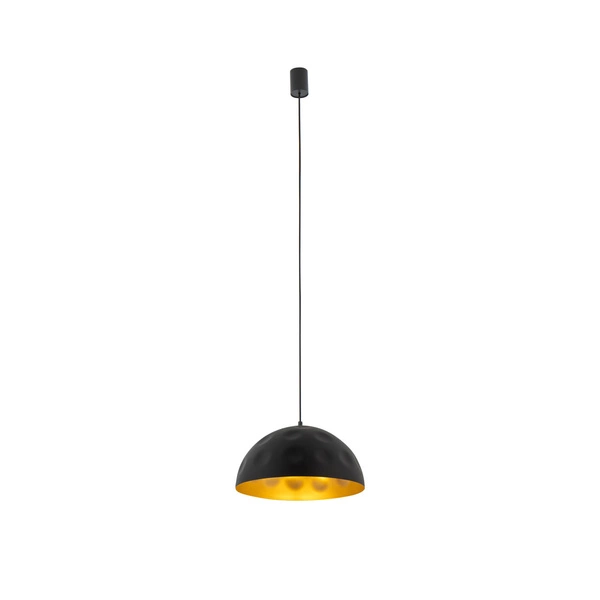 Lampa wisząca HEMISPHERE HIT S BLACK - GOLD śr. 33cm E27 | czarny/złoty 10702