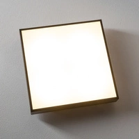 Plafon QUAD WHITE 30cm 4xGX53 | czarny 10471