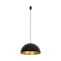Lampa wisząca HEMISPHERE SUPER L BLACK-GOLD śr. 50cm 4xGX53 | czarny/złoty 10693