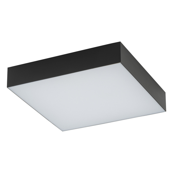 Plafon LID SQUARE LED 21cm 35W barwa ciepła 3000K | czarny