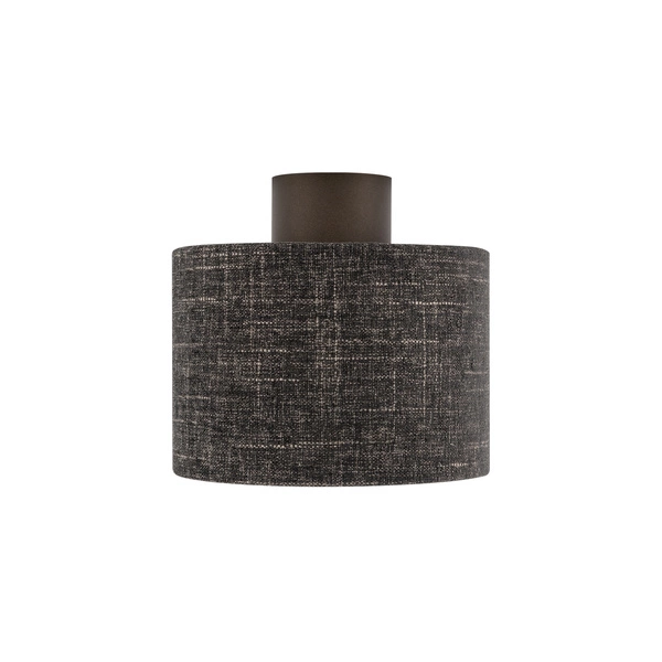 Plafon AMARELA S E27 wys.22.1cm szer.23cm | Czarny melanż 11657