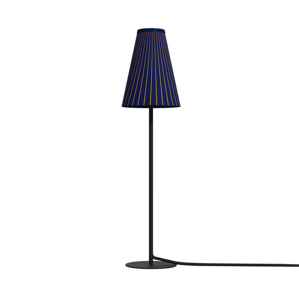 Lampa stołowa TRIFLE BLUE 44cm G9 | granatowy/złoty