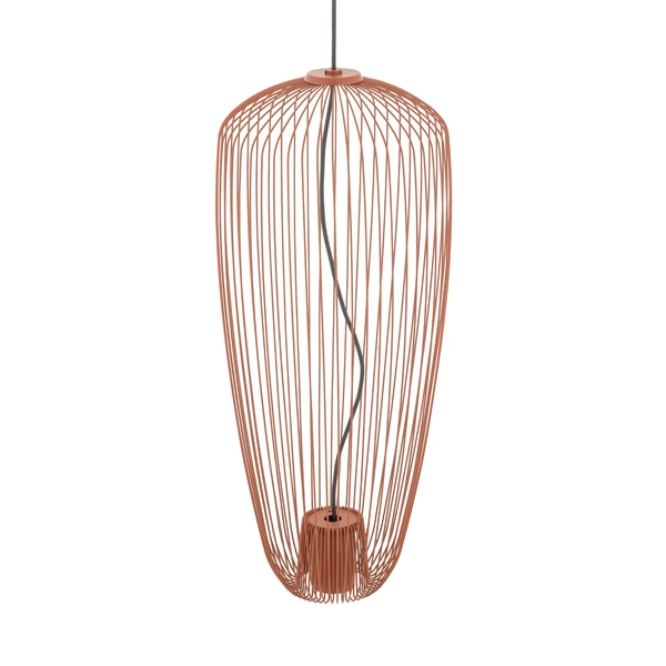 Lampa wisząca PUMPKIN S szer. 27cm wys. 200 cm GU10 R50 | Terracota 11496