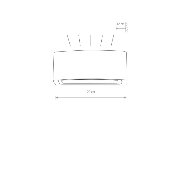 Kinkiet zewnętrzny BRICK I E27 3408 3408