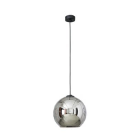 Lampa wisząca zwis kula POLARIS I chrom śr. 25cm 9056