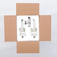 Kinkiet HAMPTON II klasyczny szkło i stal chromowana | srebrny 8155