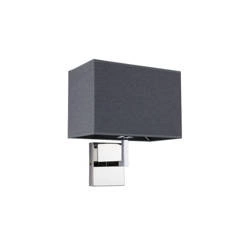 Kinkiet HOTEL I A GRAY wys. 31cm E27 | szary 9218