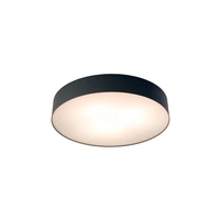 Plafon ARENA BLACK 40cm 3xE14 | czarny 10175